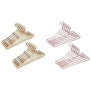 896A 10 Pcs Luxury Drying Clothes Coat Hangers Space Saving