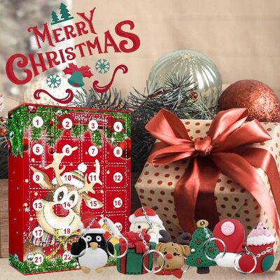 24-Grid Christmas Blind Boxes Festive Atmosphere Ornaments