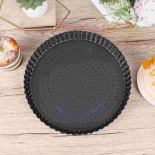 Pizza Pan Baking Tray Ovenround Trays Non Sticksteel Holes