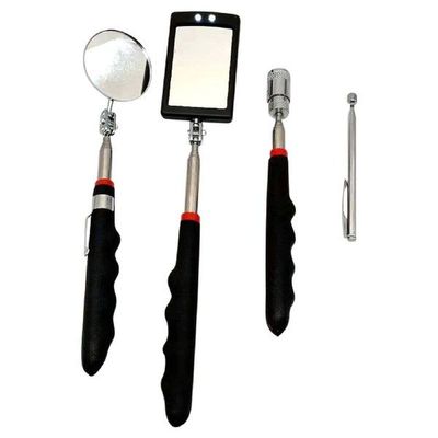 360 Degrees Rotating Inspection Mirror Telescoping Flexible