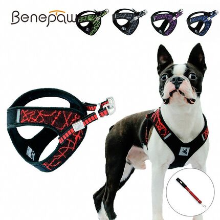 Benepaw Quality Reflective No Pull Dog Harness For Small