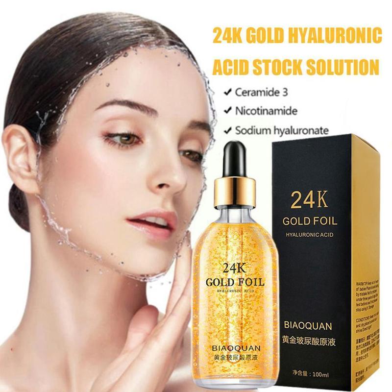 100ml 24k gold tense face essence snail secretions
