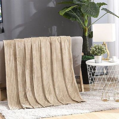 Warm Soft Flannel Bedspread Hugging Blanket For Sofa Bed Cor