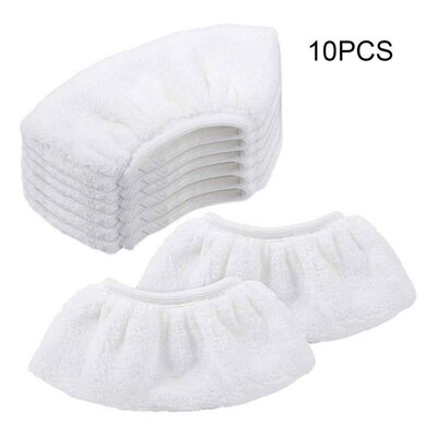 10 Pcs Steam Replacement Microfiber Mopping Pads Microfibre