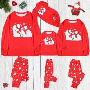 Family Matching Christmas Pajamas Set Women Baby Kid Dad