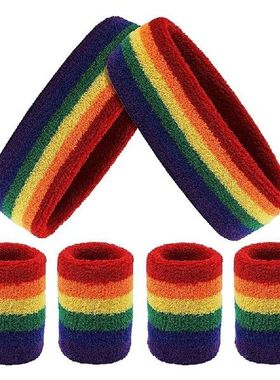 Headband Wristband Set,Include Sports Headband and