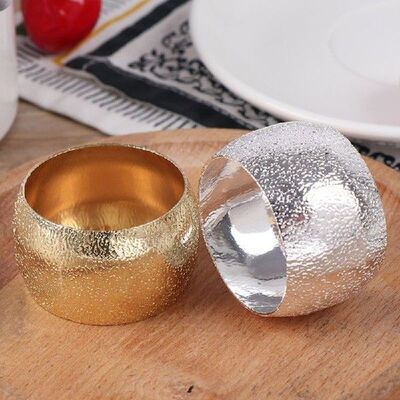 6PCS Napkin Rings Wedding Party Hotel Serviette Napkin