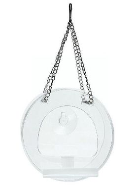 Hanging Clear Window Bird Feeder Accessories For Cages