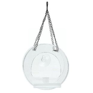 Hanging Clear Window Bird Feeder Accessories For Cages