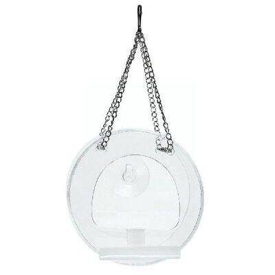 Hanging Clear Window Bird Feeder Accessories For Cages