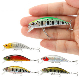mini Sinking Minnow Wobblers Fishing Lures 5.5cm 5g Trout Ar