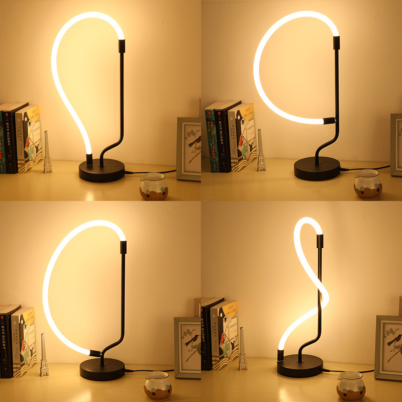 Dimmable Desk Reading Lamps Creative Art Desktop Table Night