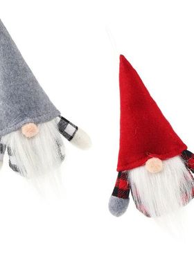 2pcs Nordic Figurine Santa Xmas Scandinavian Tomte