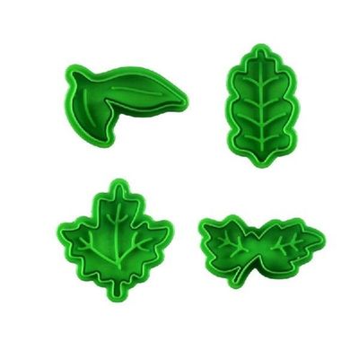 K1MF 4 Pak Pemotong Kue Bentuk Daun Maple Cetakan Biskuit