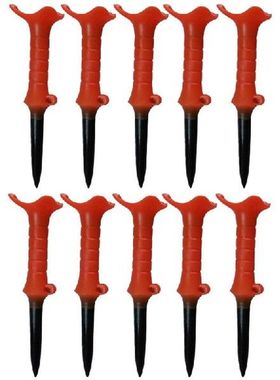 10Pcs Golf Tees Holder Ball Nail Sporting Training Aids Tee
