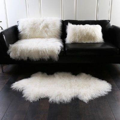 AAA top quality Real full pelt NewZealand sheepskin rug