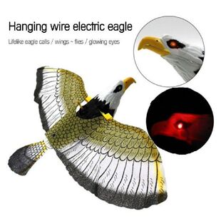 Luminous Bird Repellent Hanging Eagle with Music Flying