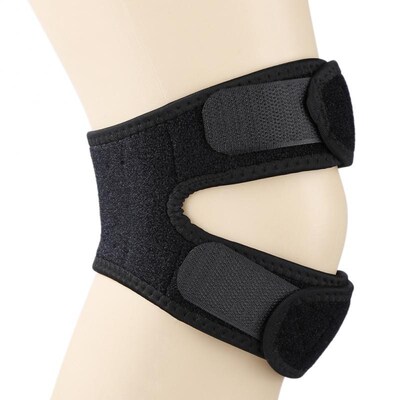 Double head Patella Knee Brace Sport Knee Strap Support Brea