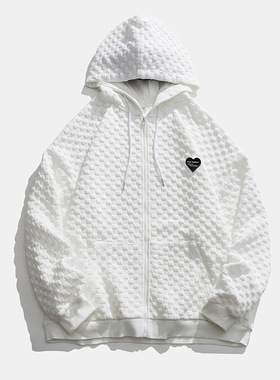 Men's slim stitching hooded jacket 时尚休闲夹克外套