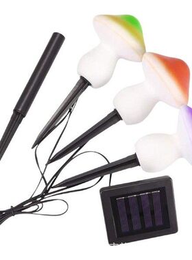 Solar Garden Lights Outdoor 3Pcs Mushroom LED Stake Lights