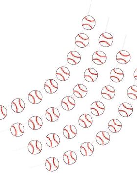 Banner Baseball Party Decorative Birthday Decoration Theme