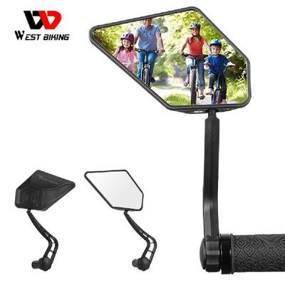 WESTBIKING Bicycle Rearview Mirror Foldable Vice Handle