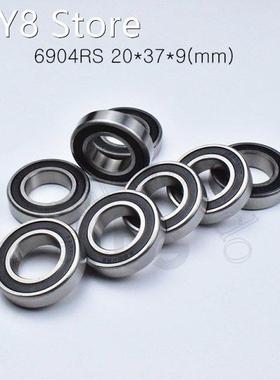 10pcs 6904RS 20379(mm) chrome steel rubber Sealed High sp