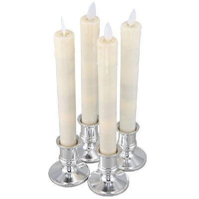 4Pcs Electric Led Candle Flameless Battery Flickering