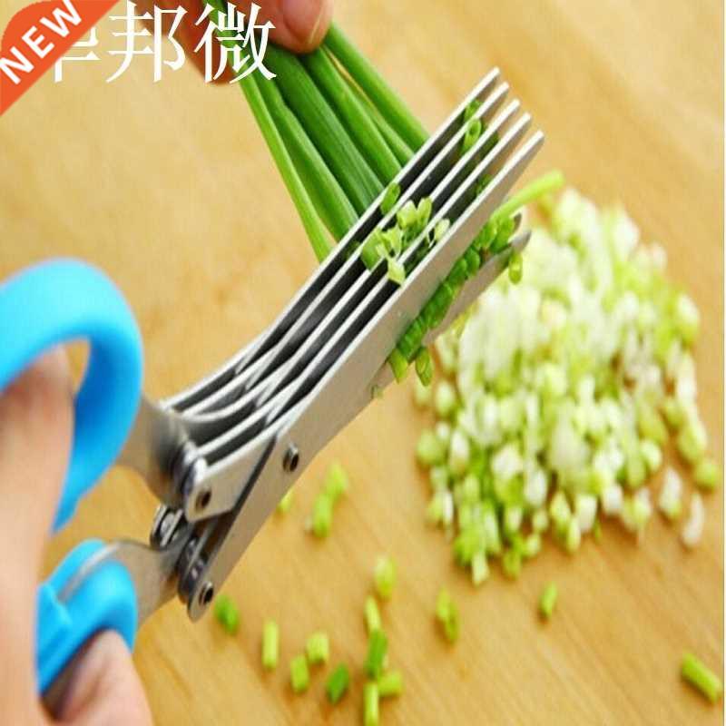 Novelty 5 layers of stainless steel kitchen Chopped scallion