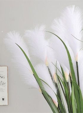 1pcs 90cm Bulrush Artificial Pampas Grass Phragmite Plants