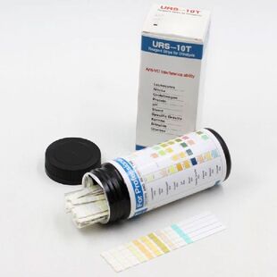 100 Strip URS-10T Urinalisis Reagen Strip 10 Parameter Tes