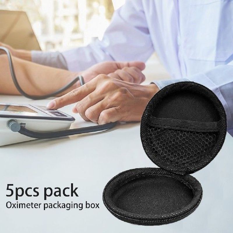 5pcs Oximeter Protective Case Health Tools Oximeter Storage