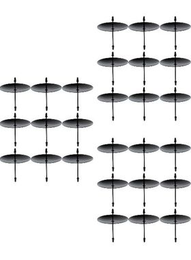 Cake Pillar Holder Plate Holdersblack Birthday Tray Metal