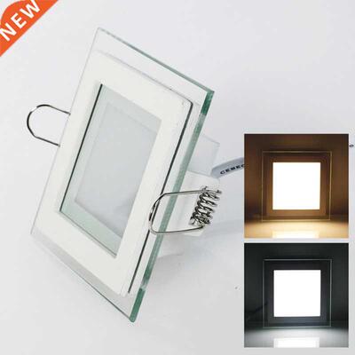 6W 9W 12W 18W 24W Dimmable LED Panel Downlight Square Glass