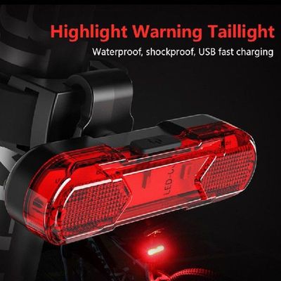 Bicycle Light Set LED USB Rechargeable 30 Lumens 3 Modes