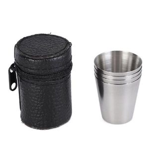 896A 4pcs 70/160ml Outdoor Camping Tableware Travel Cups
