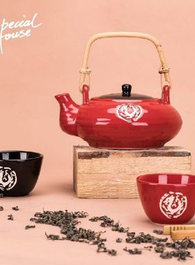 China wind ceramic teaware set household modern Chinese