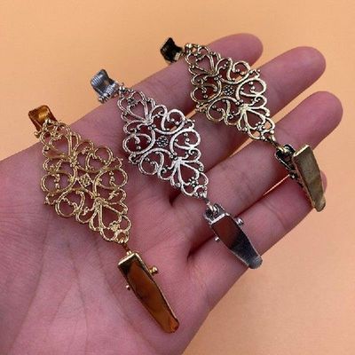 Retro Cardigan Clip Fasteners for Clothes Clothespins Scarf