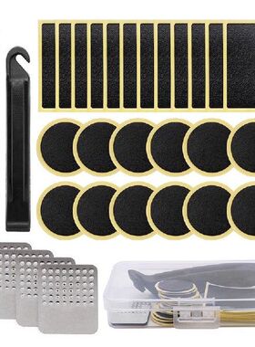 Bike Tire Repair Stickers Portable Quick Tire Repair Kit