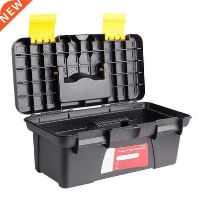 Multifunction Tool Box Storing Box Two-layer Black Plastic P