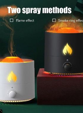 320ml Essential Oil Jellyfish Difusor Flame Aroma Diffuser