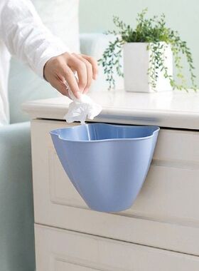 Kitchen Trash Can Plastic Cabinet Wall Mounted Hanging Baske