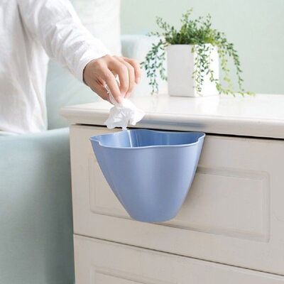 Kitchen Trash Can Plastic Cabinet Wall Mounted Hanging Baske