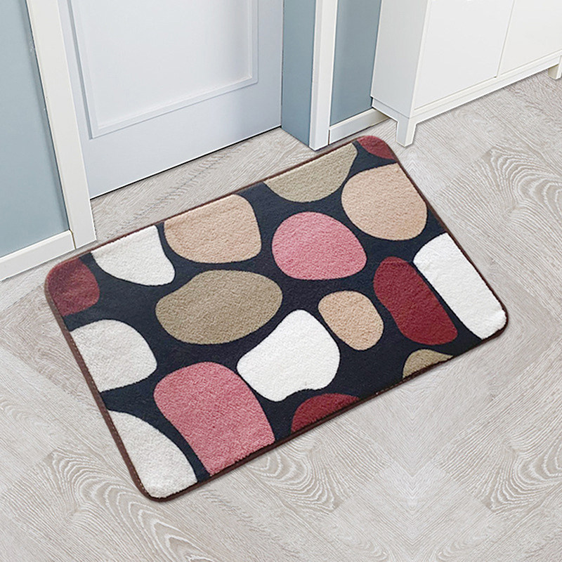 anti slip mat flannel patterned indoor outdoor bathroom rug