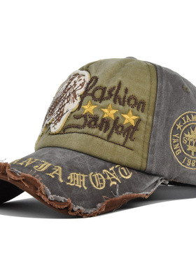 Retro Baseball Caps for Men and Women's Letters Embr