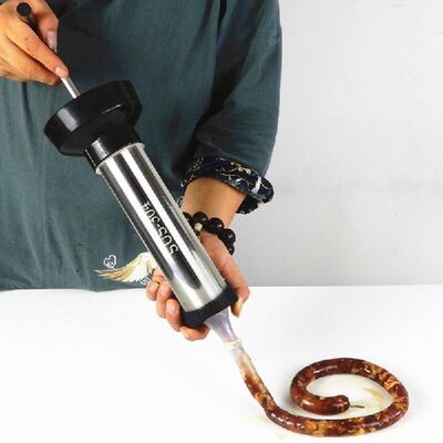 896A Manual Sausage Stuffer Machine Mini Sausage Maker Meat