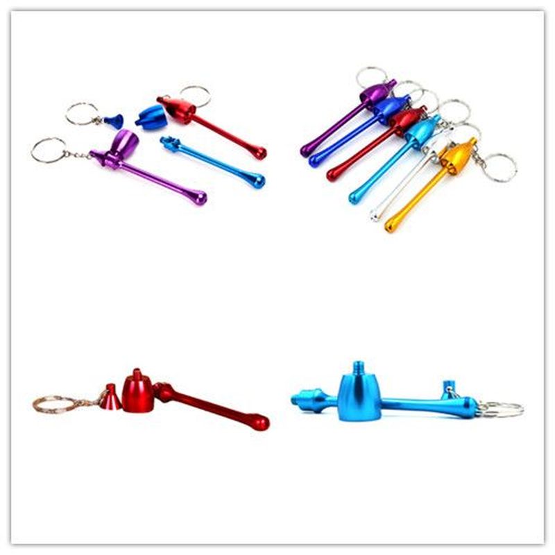 Mini Aluminum Smoking Tools Mushroom Shaped Tobacco Pipe