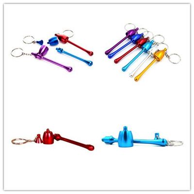 Mini Aluminum Smoking Tools Mushroom Shaped Tobacco Pipe
