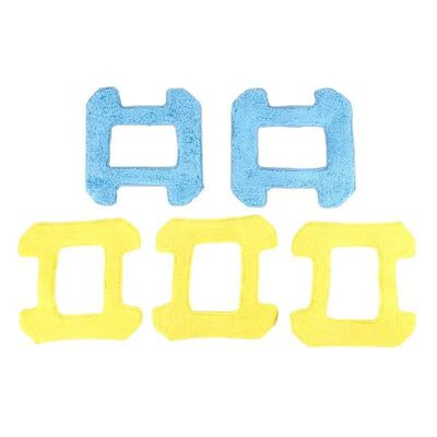 3Pcs Wet Cleaning + 2Pcs Dry Rubbing Mop Pads For Hobot 268