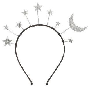 Headband Star Moon Hair Glitterheadpiece Party Hoop Costume